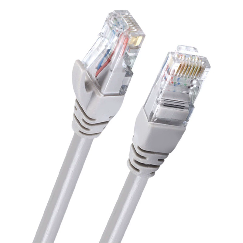Кабель сети категории 6 с кристаллическим главным прыгуном сети широкополосным кабелем сети гигабита пары 8-коре 1 метр закончил кабель сети