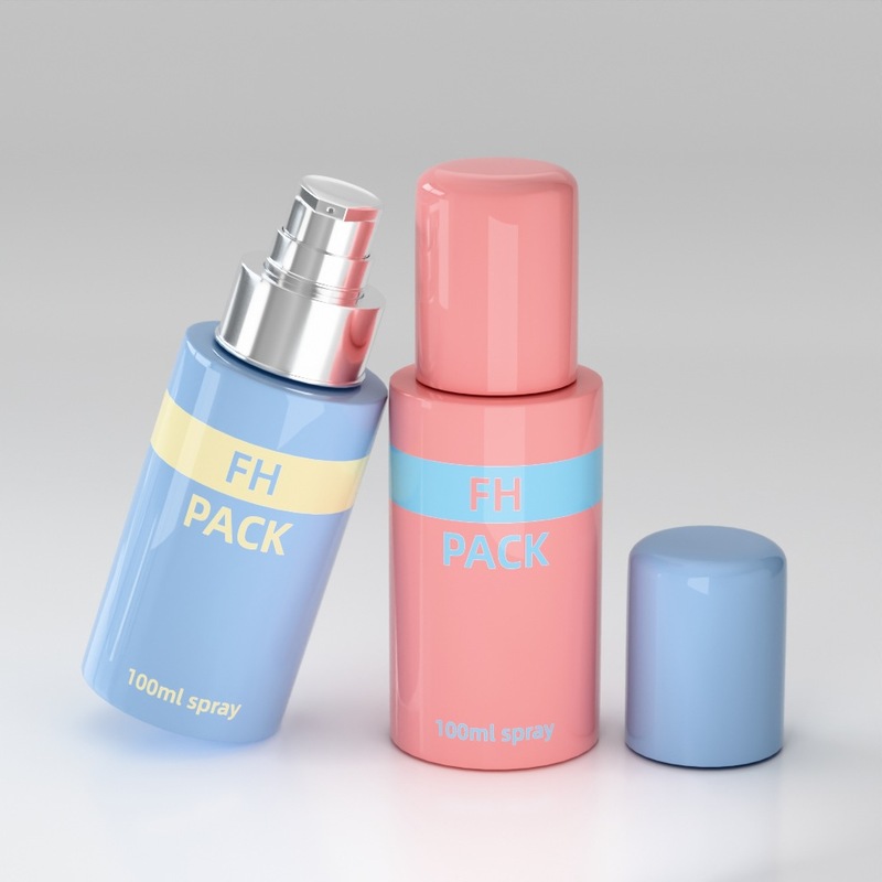 100ml PETプラスチックローションポンプボトルスキンケア製品包装|undefined