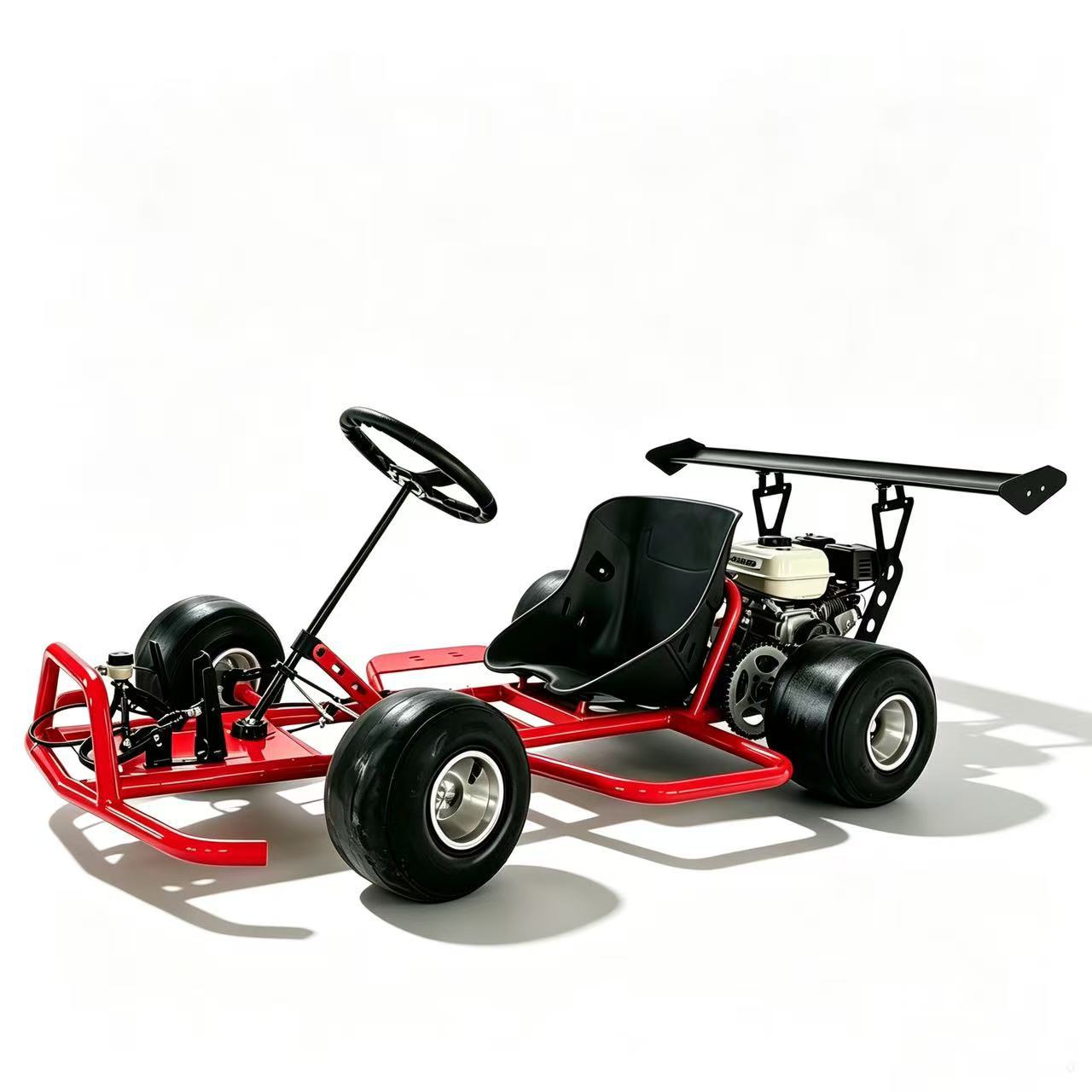 Kart de combustible deportivo al aire libre modelo especial de deriva de vehículo de alta potencia y manejo flexible para jugar en el campo de competencia