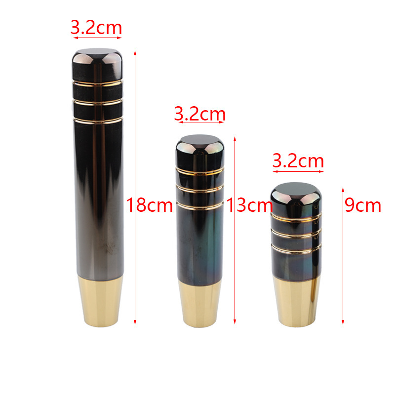 Universal Modified NOS Bride Black Gold Shift Knob