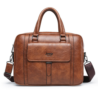 厂家直销新款男式商务手提公文包文件包大容量手提斜挎公文包批发|ms