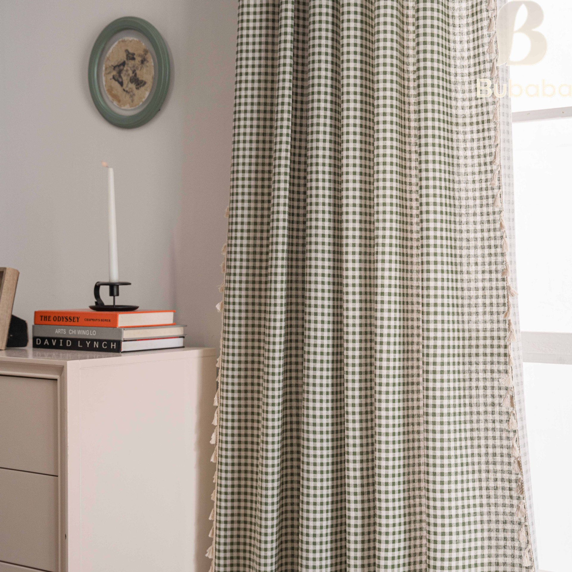 Tende decorative a quadri con nappe per la casa_voghion.com