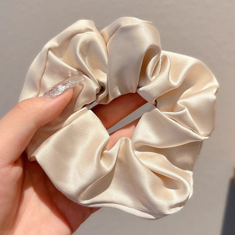 Coreano relajado viento intestino anillo de cabello feminino ligero de lujo nuevo cabello de alta calidad de alta elasticidad correa de goma duradera