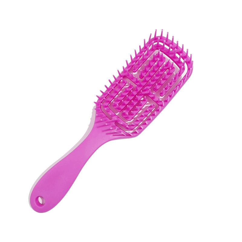Scalp Massage Brush, Soft Bristles Ventilated Paddle, Ergonomic Handle, Multiple Colors