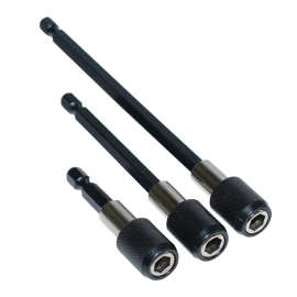 厂家定制六角柄快脱自锁接杆螺丝刀批头加长杆电钻起子转换延长杆