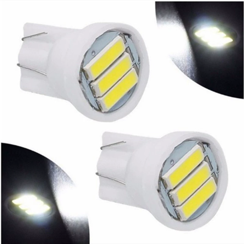 Оптовый светодиодный фонарь LED Light T10 3smd 7020 чтение автомобиля мотоцикл фонарь W5W