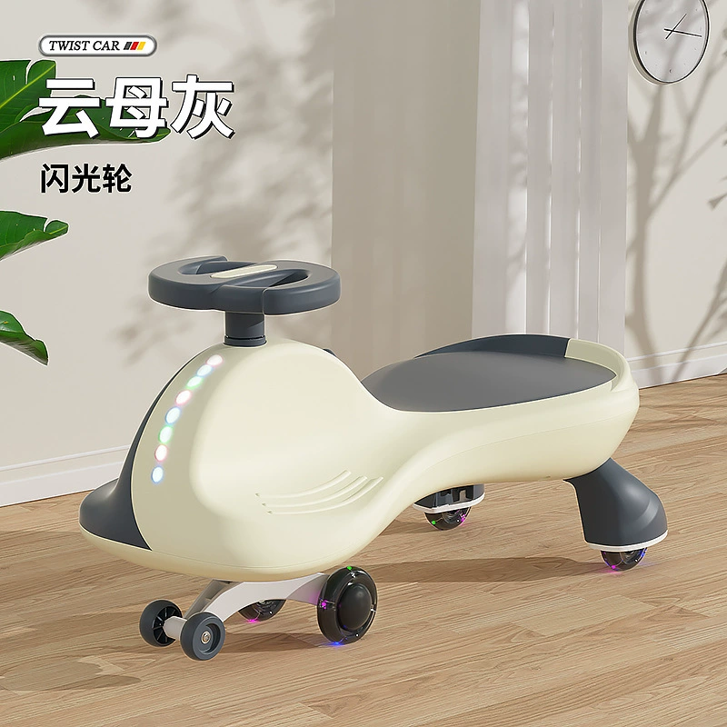 Детские качели универсальные колеса с защитой от опрокидывания Музыкальный свет детская раздвижная машина может быть общей игрушечной машиной