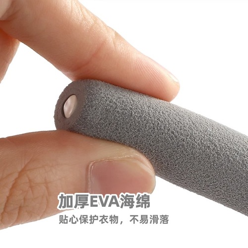 Household Multi-functional Metal Sponge No-Scratch Anti-Slip Clothes Hanger Storage Organizer Space-Saving Hanger