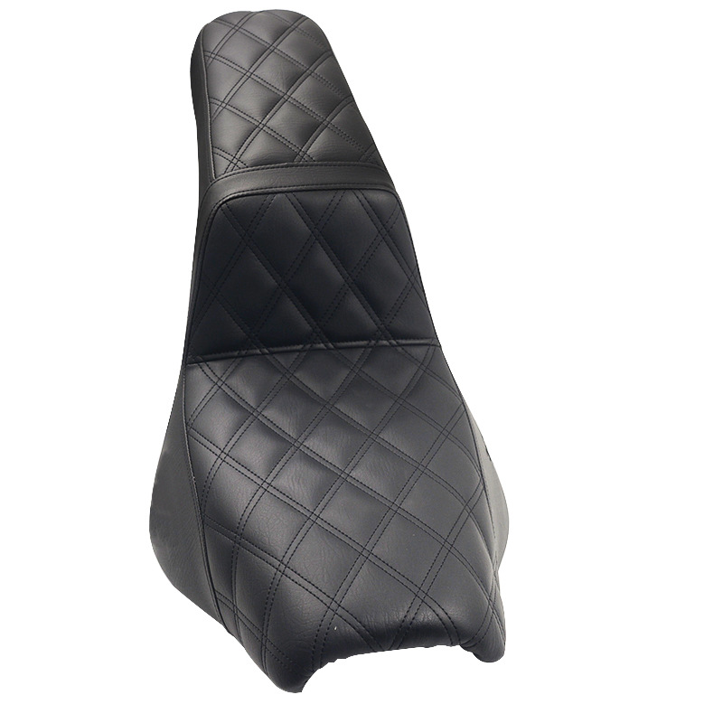 Motorcycle Seat Cushion Suitable for Harley 18+ Streetfighter, Standard Soft Tail Step Seat Cushion Market Model, Black