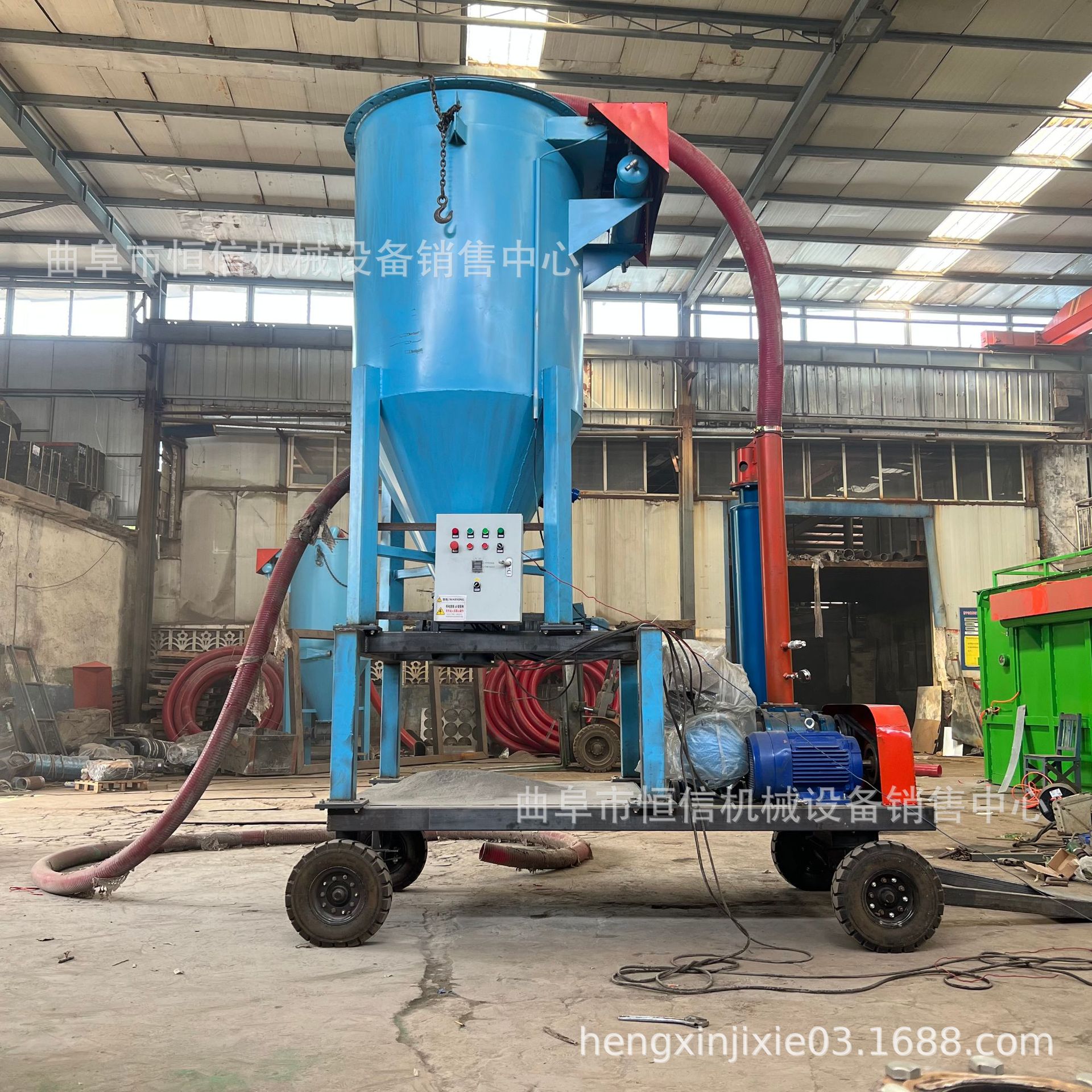 工业粉尘装吨包气力吸料机吸粉机zcjb 灰库房粉煤灰气力吸灰机