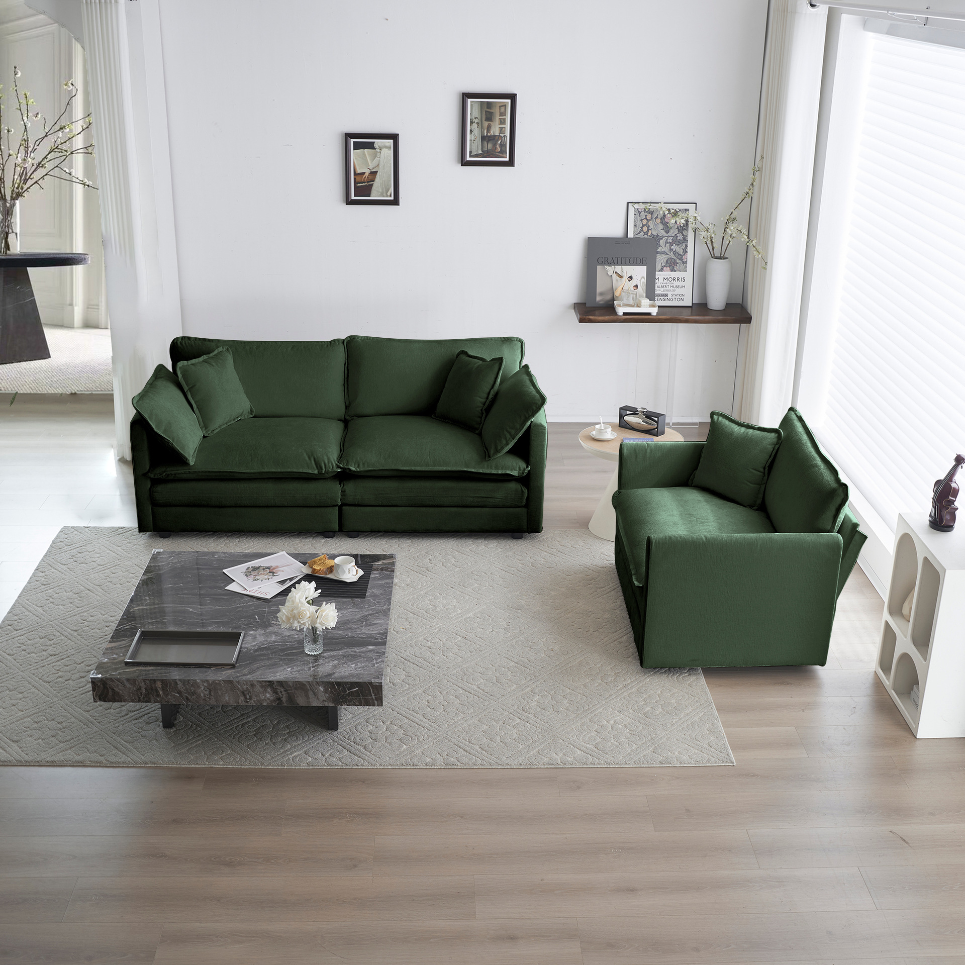 Sofá nórdico minimalista lujoso sofá balcón sala de estar pequeño sofá de tela doble sofá multifuncional trailera sofá