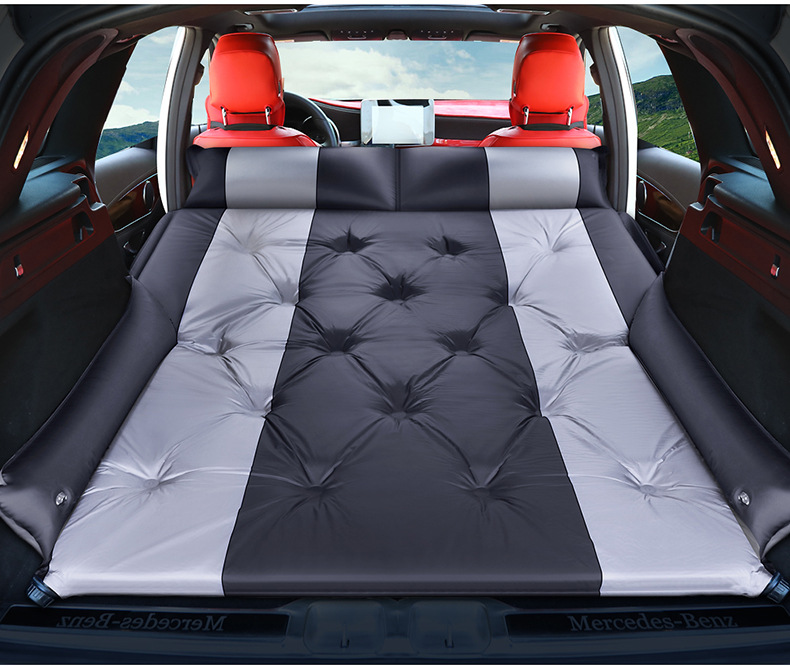 Car Inflatable Mattress for Rear Seat Suv Trunk Travel Bed Universal Car Mattress Sleeping Aid Air Mattress