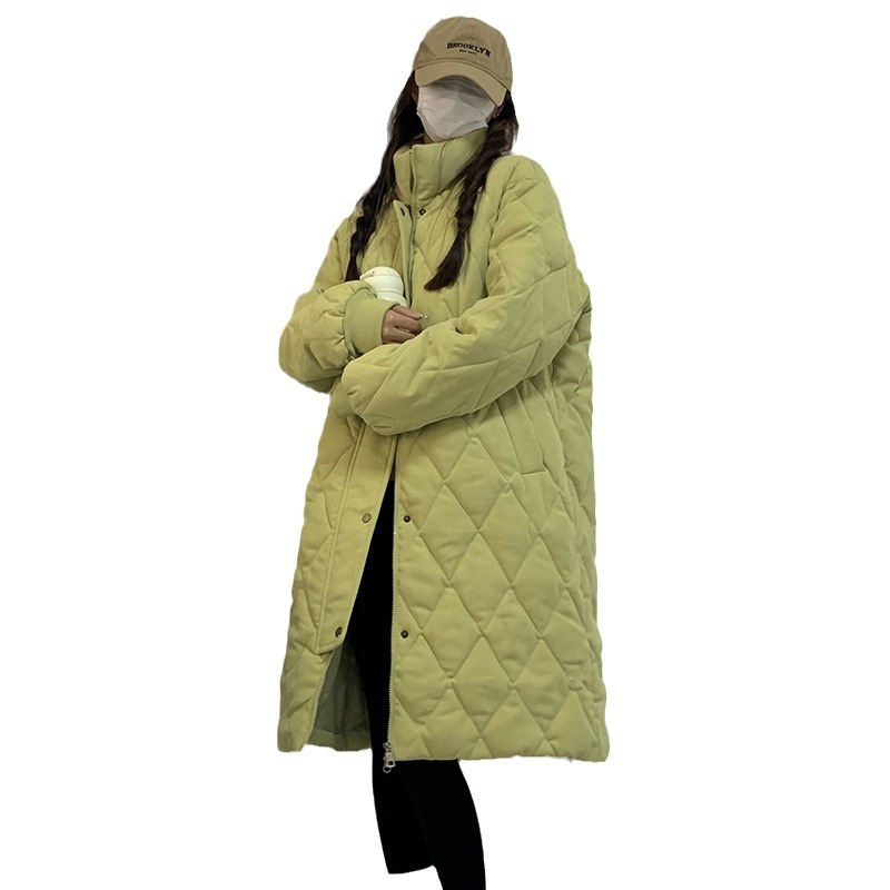 Ropa de algodón lingerie femenina suelta de estilo largo y medio 2024 nuevo delgado invierno coreano chaqueta casual pequeña image 6