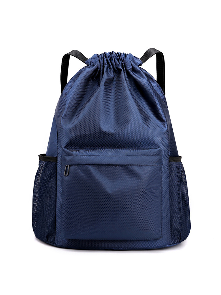 Bolsillo de paquete personalizado mochila de cuerda simple mochila de separación seca y húmeda bolsa deportiva impermeable bolsa de baloncesto de acondicionamiento físico