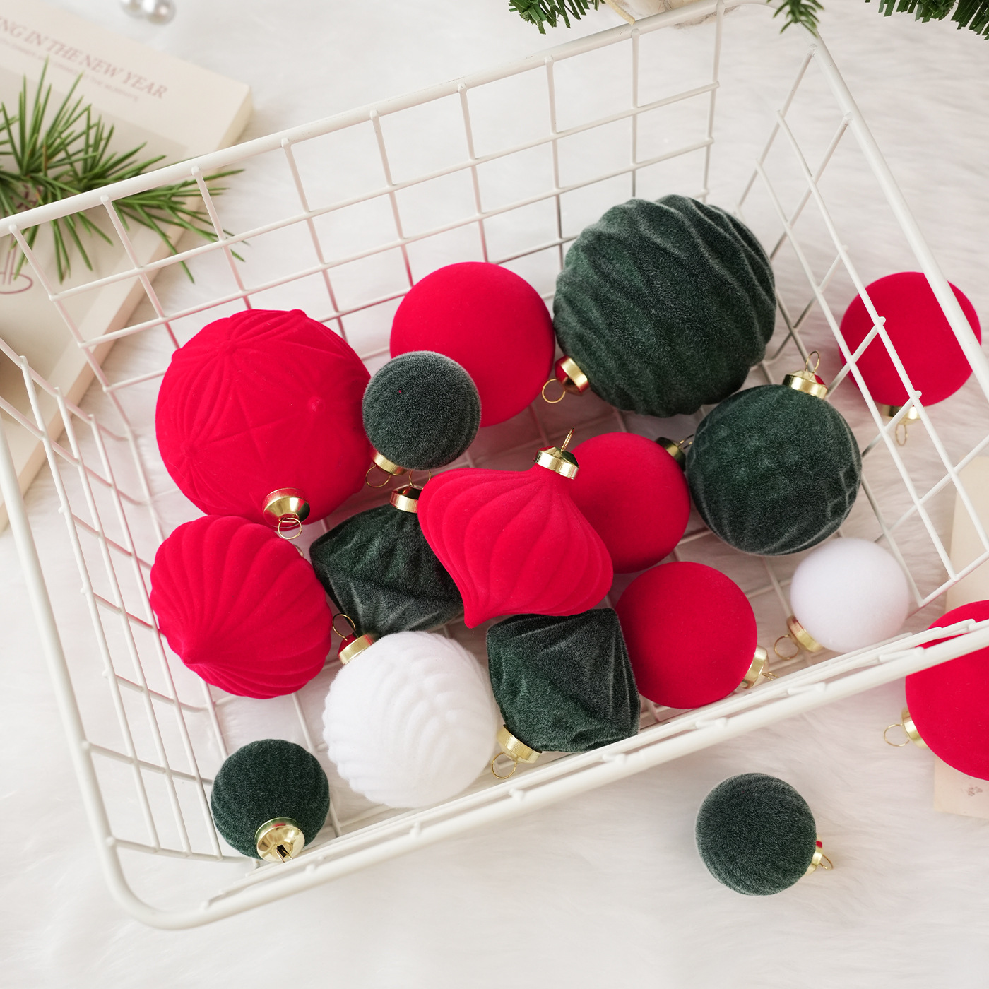 Flote transfronterizo Bola de Navidad paquete de sexo opuesto colgante de barril decoración de árbol de Navidad atmósfera decoración de escena accesorios colgante
