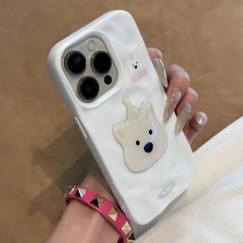趣味动物贴片适用苹果16/15手机壳陨石纹14公仔13女生iPhone15pro|undefined