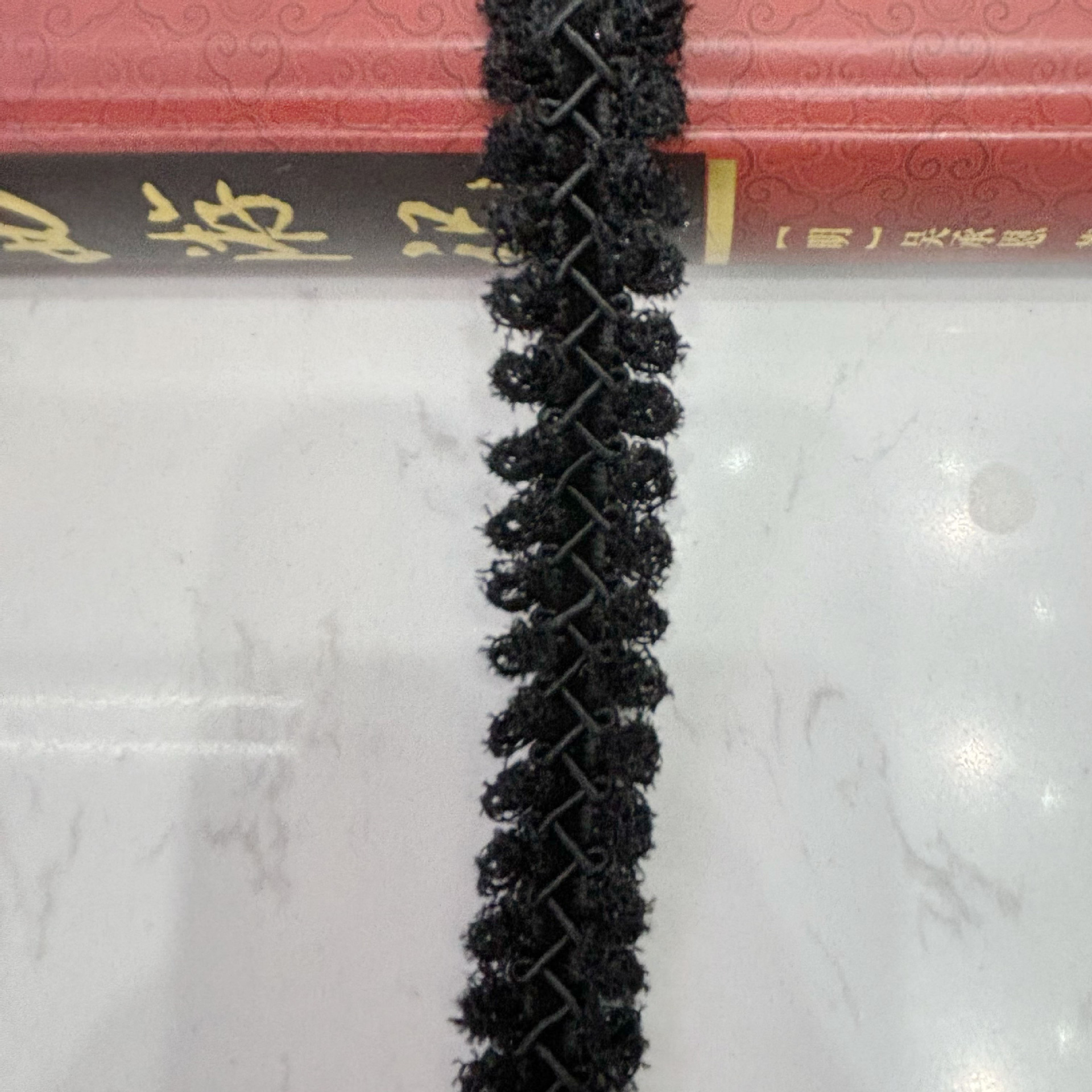 En stock Ventas Directas Chanel estilo de encaje de lana Cruz ciempiés accesorios de encaje de lana ropa para niños Hanfu Accesorios