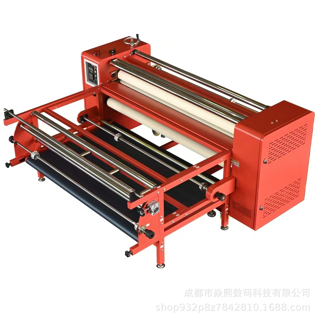 800高速版油温滚筒热转移印花机 大幅面匹布数码热转印设备机器