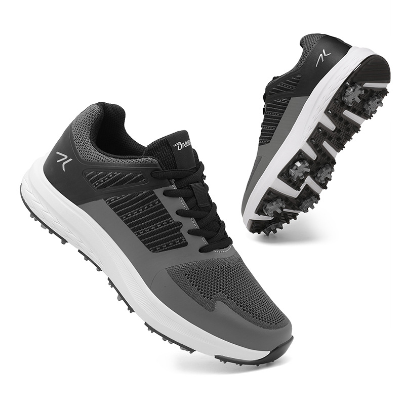 X68 골프 신발 남성과 여성의 통기성 깨진 손톱 이동식 손톱 미끄럼 방지 야외 캐주얼 스포츠 신발