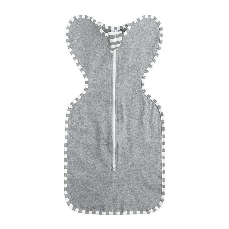 Infant sleeping bag surrendered and breathable newborn solid color spring and summer anti -kick was baby