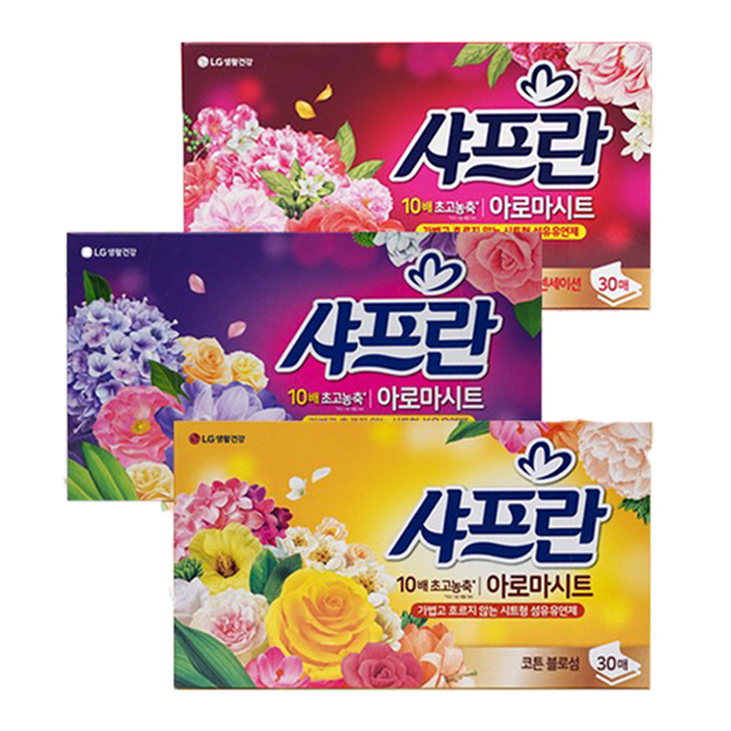 South Korea imported LG softener paper pump-type laundry paper anti-static wardrobe shoe cabinet bathroom long-lasting fragrance