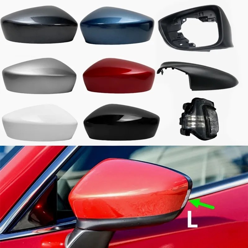 Suitable for 14-16-23 Mazda2 DEMIO reversing mirror cover rearview mirror stick turn signal frame