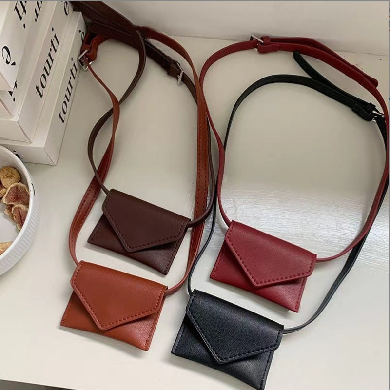 New Style Fashionable Mini Small Waist Bag Belt Decoration Elegant Small Card Bag Ins All-match Waist Bag Card Bag Wallet