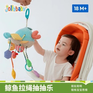 jollybaby Sucker Baby Lala Finger Fine Toy Head Up Exercise Car Pendant for Baby 0-1 Years Old