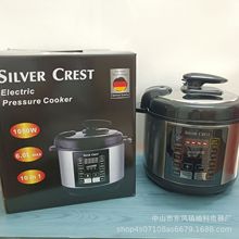 SILVER CREST- Pressure cooker 6L多功能智能大容量英文电压力锅
