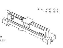 1-1735105-2 TE ȫ��ԭװCONN SAS RCPT 29POS SLD SMD����������