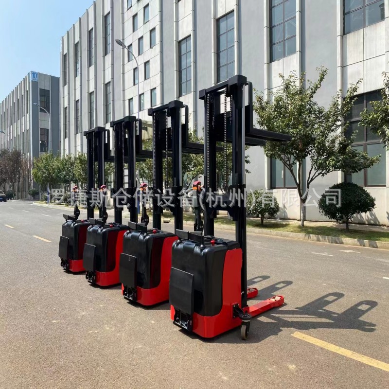 电动托盘堆垛车3吨站驾式堆高车装卸车自动液压铲车装卸升降地牛