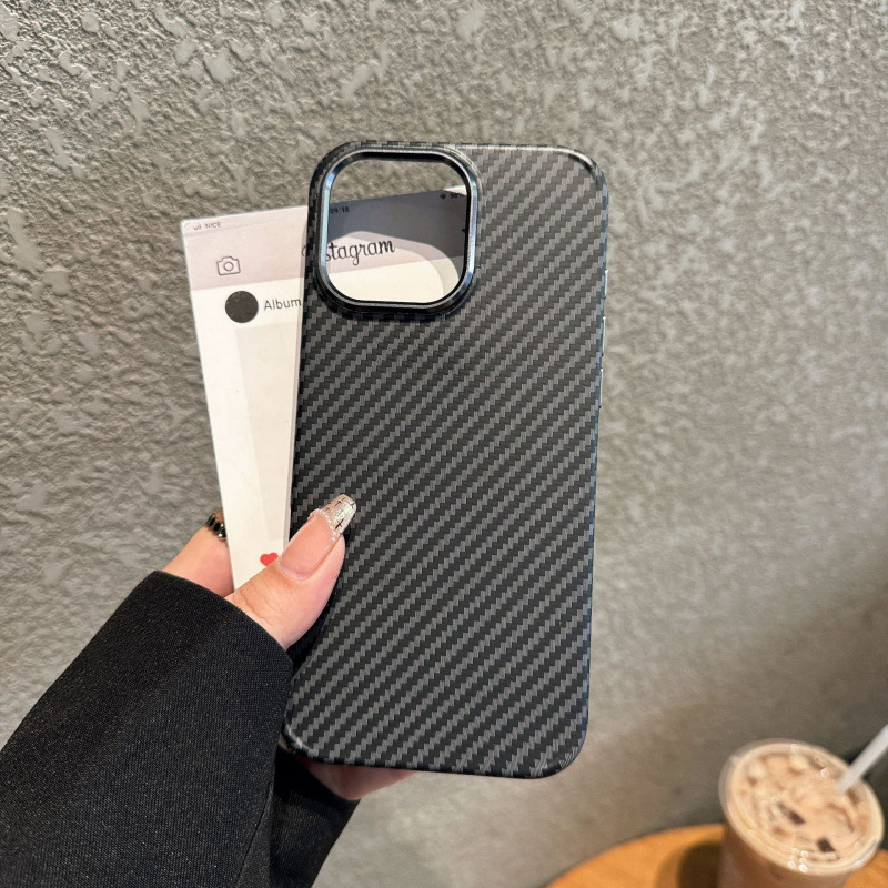 凯夫拉纹理适用苹果17手机壳磁吸iPhone16水贴14金属15Promax硬壳|undefined