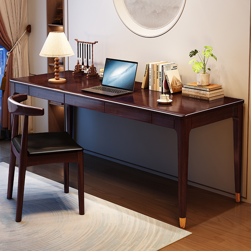 Nuevo escritorio de computadora de madera china escritorio de caligrafía escritorio de escritorio moderno escritorio de escritorio simple