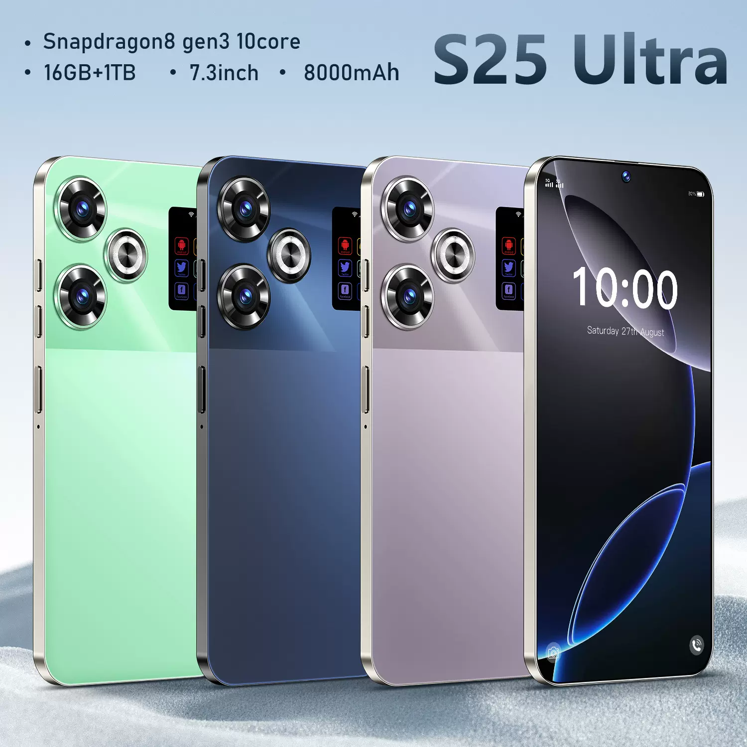 2025新款跨境手机S25 Ultra安卓手机16+1T智能手机源头厂家可代发