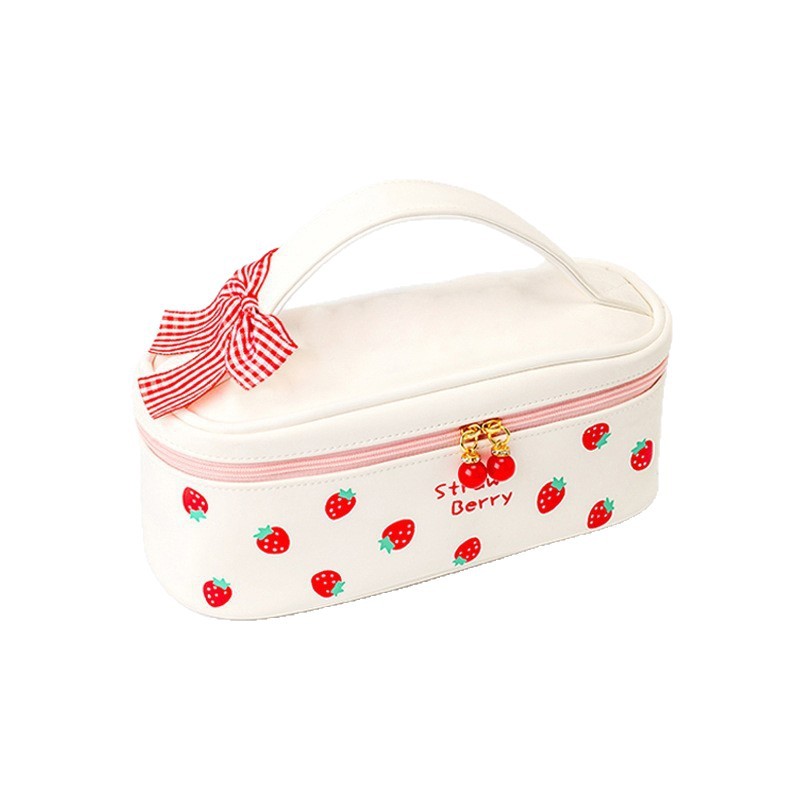 Japón encantador dibujos animados tablero de ajedrez bolsas de lápiz de gran capacidad bolsas de lápiz bolsas de almacenamiento de lienzo estudiantes bolsas de papelería