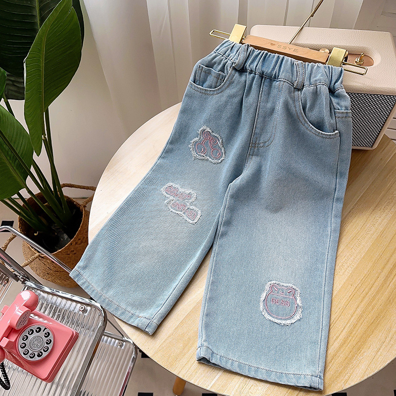 Girls Denim Pants - Blue