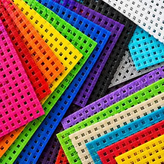 500克PVC网格布 双喷网格布 550D彩色网格布 浸渍PVC mesh篷布