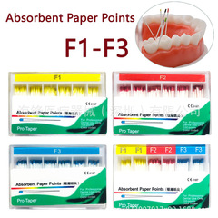 外国貿易の歯科吸湿紙の先端f1 f2 f3の大きいテーパprotaper Gutta Percha Points
