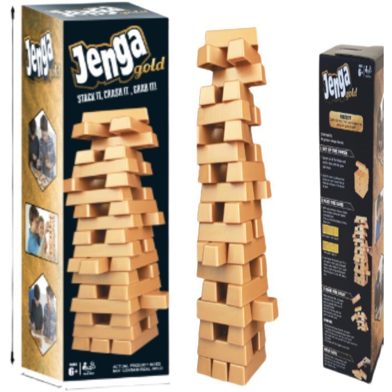Jenga BOARD Game stacking high -buckle layer layer stacking music…
