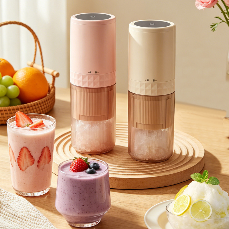 Cross-Border Fully Automatic Small Electric Ice Shaver, Multi-Functional Portable Ice Crusher, Electric Household Ice Crusher Cross-Border Fully Automatic Small Electric Ice Shaver, Multi-Functional Portable Ice Crusher, Electric Household Ice Crusher