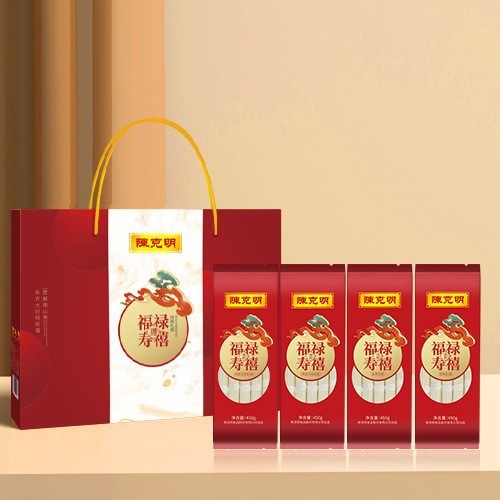陳克明精製福禄寿喜麺ギフトボックス 長寿麺 祝福麺 ギフト用誕生日麺 メーカー卸売|undefined