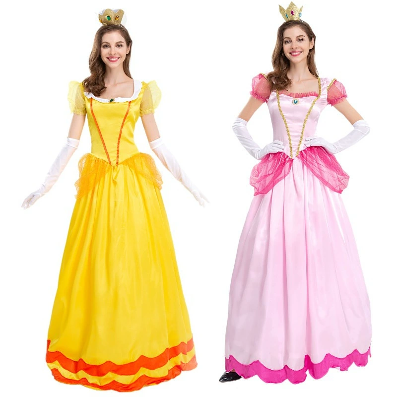 Новая Princess Skirt Stage Installed Palace Queen Get Pink Peach Blossom Princess Clothing