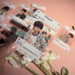 TF�����Ĵ�ꐿ��͸��pvc���ЈF���˿ɐ���߅8����ӡLOMO������Ƭ