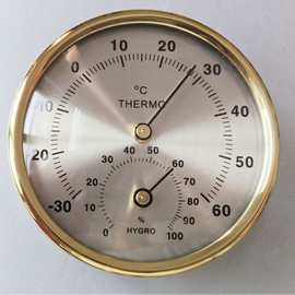 定制金属边框指针式温湿度计气压计时钟家具仪表机器系列钟表配件