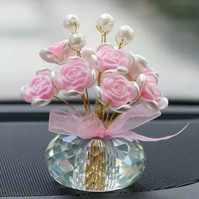 Car ornaments, Flower on the Car Dashboard
