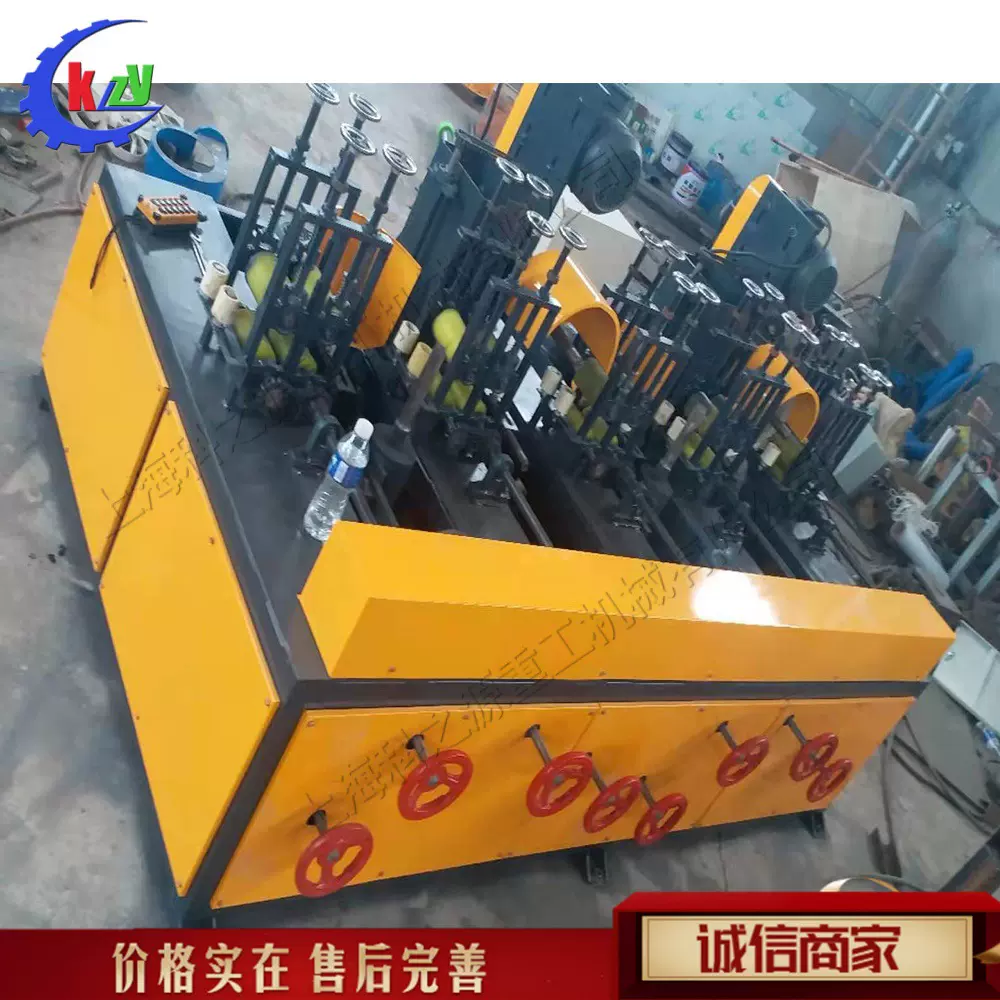 小型管材拉丝机 120型自动方管抛光机 钢管金属管材表面打磨机