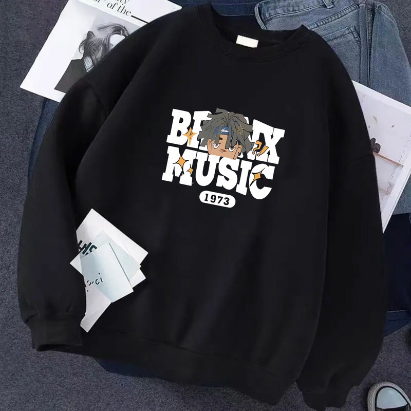 American Autumn New Round Neck Sweatshirt for Men and Women Retro Follow Fashion Brand Couple Dress Slimming All-match Casual Jacket for Women American Autumn New Round Neck Sweatshirt for Men and Women Retro Follow Fashion Brand Couple Dress Slimming All-match Casual Jacket for Women