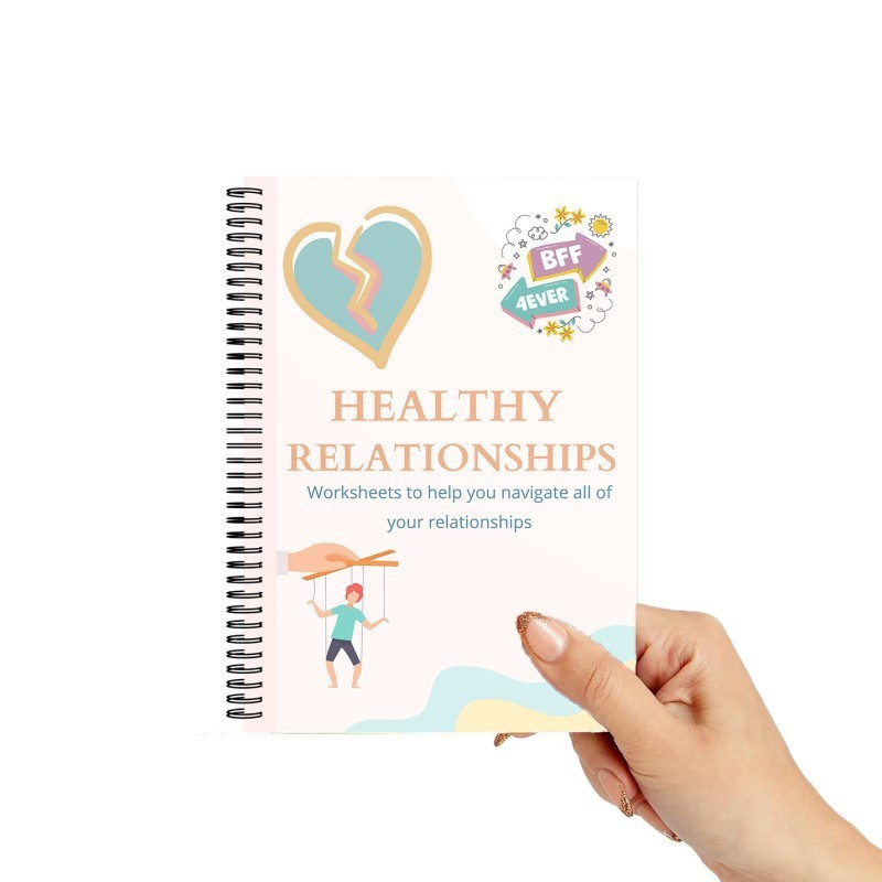国境を越えたラベル可能な Healthy Relationship Workshee Healthy Relationship コイルブック|undefined