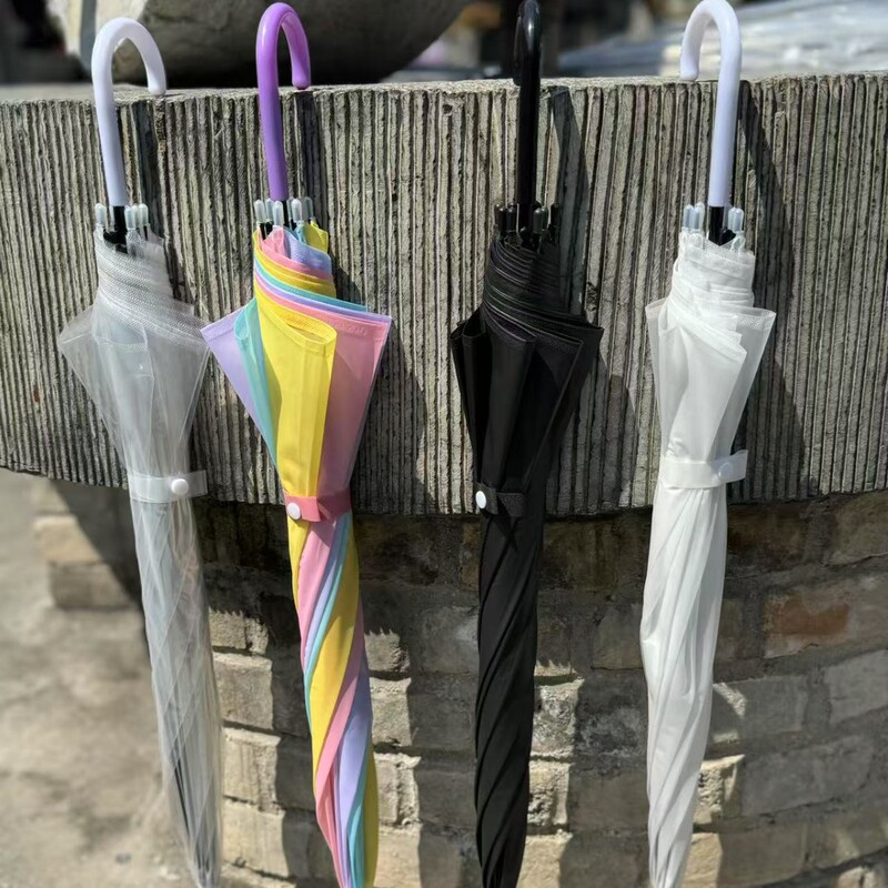 Disposable Umbrella Transparent Long Handle Umbrella Hook Umbrella Manual Sales High Bag Packaging Bag Batch 8 Bone 100 Transparent Color Disposable Umbrella Transparent Long Handle Umbrella Hook Umbrella Manual Sales High Bag Packaging Bag Batch 8 Bone 100 Transparent Color