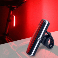 Handle 2266 USB Charging Bicycle Light Safety Light Mountain Bike Bike Night Riding Equipment Warning Light Tail